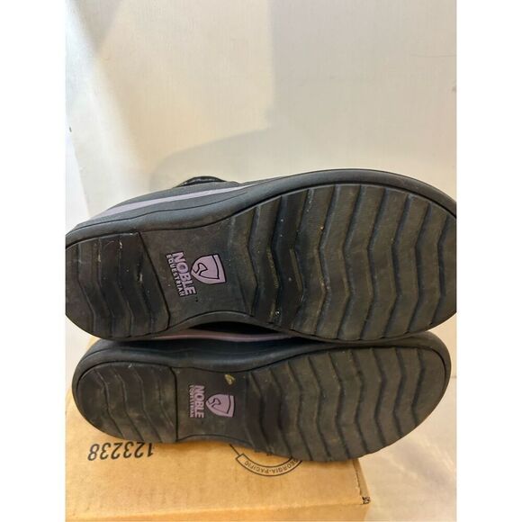 Noble Equestrian All season ankle boots gray Black Purple size 8? - Picture 8 of 10